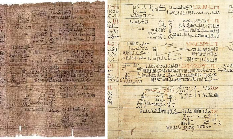林德数学手卷原本和修复本