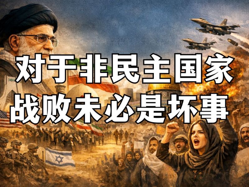 对于非民主国家，战败未必是坏事